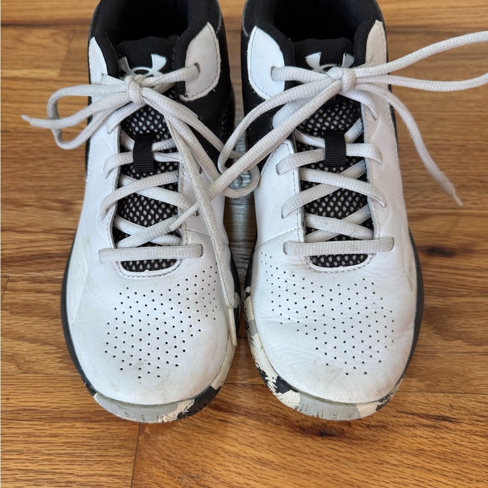 Under Armour Black and White Sneakers
